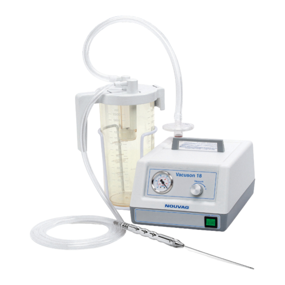 Nouvag Vacuson 18 Operation Manual