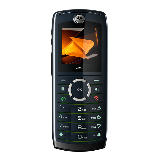 Motorola i290 Motomanual