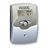 Resol DeltaSol B Mounting, Connection, Operation, Examples