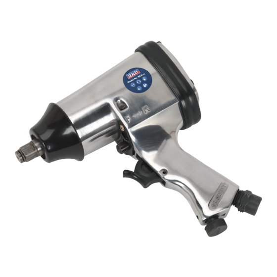 Sealey Power Tools SA2 Instructions