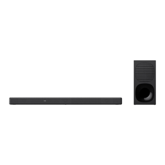 Sony SA-WG700 Operating Instructions Manual