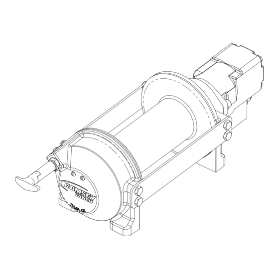 Ramsey Winch HD-P800 Operating, Service And Maintenance Manual