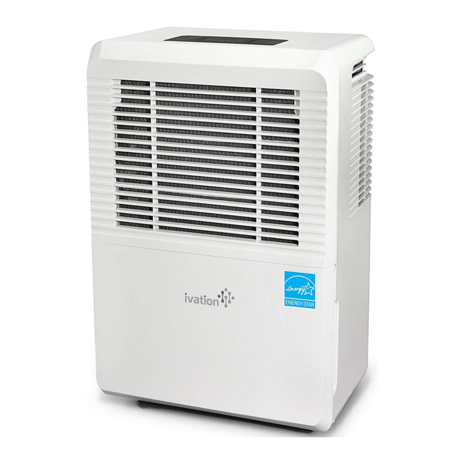 Ivation IVALDH70PW 70-Pint Dehumidifier Manual