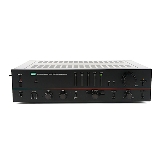 Sansui AU-D33 Service Manual