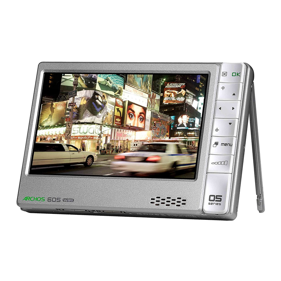Archos 605 User Manual