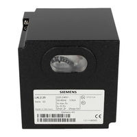 Siemens LAL2 Series Manual