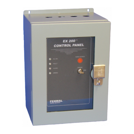 Fenwal EX 200 Installation, Operation And Maintenance Manual