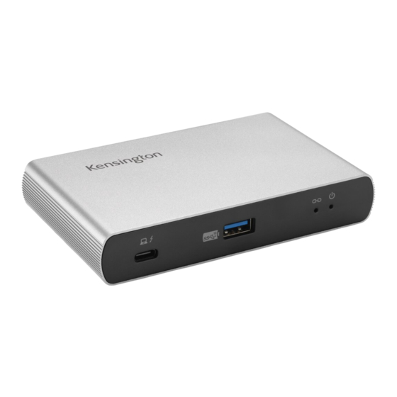 Kensington Thunderbolt SD2600T Quick Start Manual
