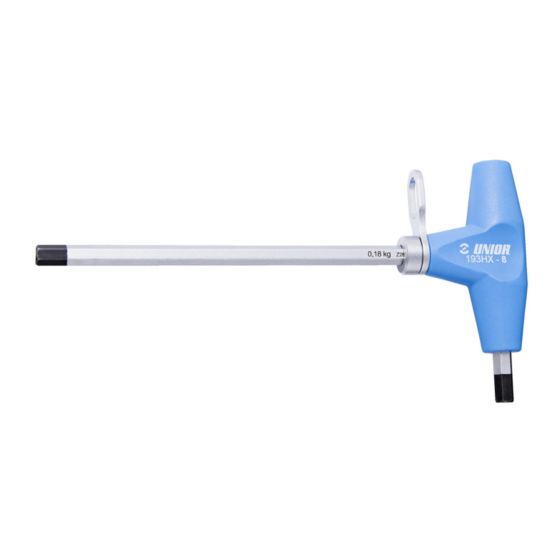 Unior 193HX-H Manual