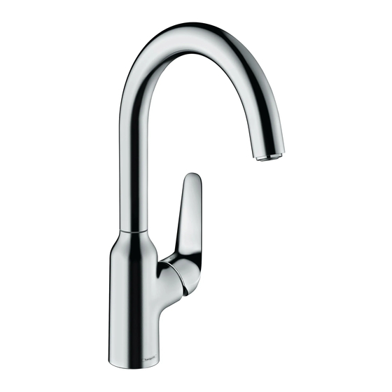Hans Grohe Focus N 71802 1 Series Installation/User Instructions/Warranty