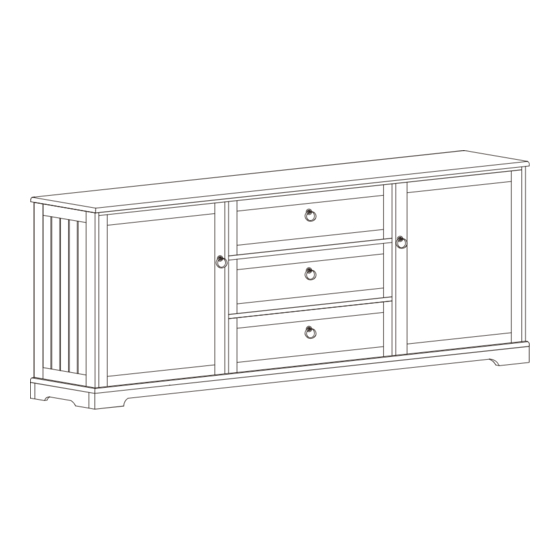 Mocka Hamptons Buffet Assembly Instructions Manual