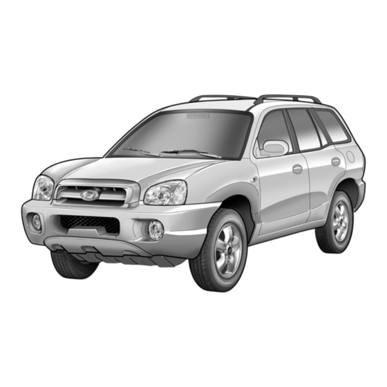 Hyundai Santa Fe 2005 Owner's Manual