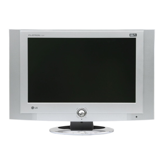 LG L172WT -  - 17" LCD TV User Manual