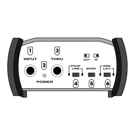 Tapco DB-1P Instruction Sheet