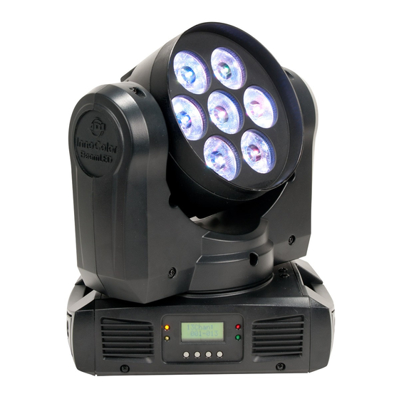 American DJ INNO COLOR BEAM QUAD 7 User Instructions
