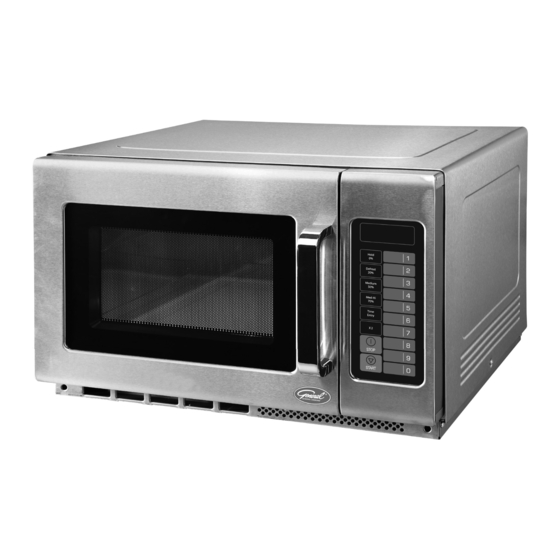 GENERAL COOKING GEW1100E Instruction Manual