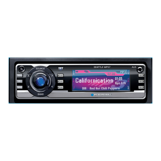 Blaupunkt Seattle MP57 Operating And Installation Instructions