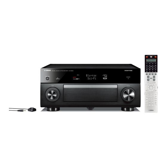 Yamaha CX-A5000 Connection Example