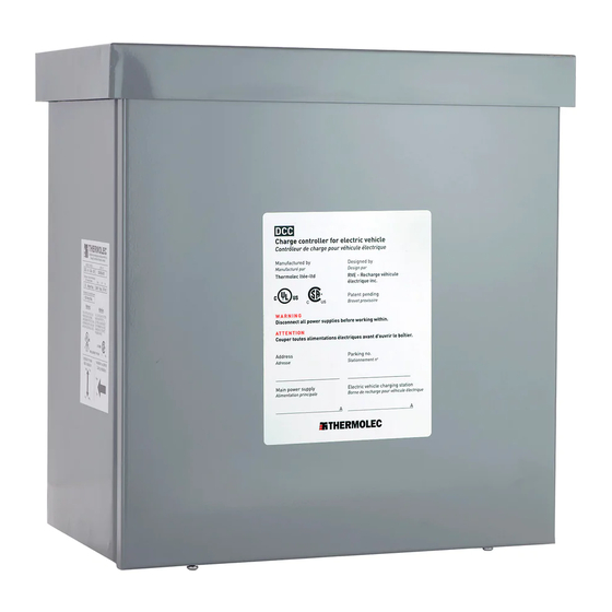 Thermolec DCC-9-BOX Installation Manual