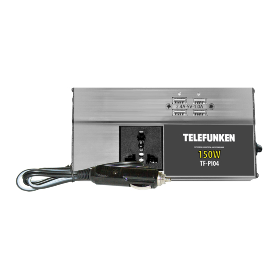 Telefunken TF-PI04 Instruction Manual