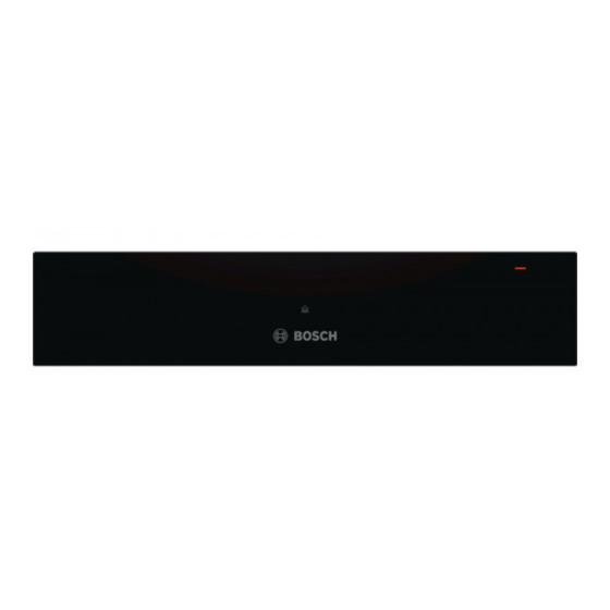 Bosch BIC510N.0 User Manual And Installation Instructions