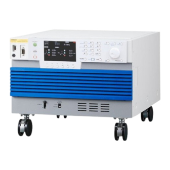 Kikusui PCR1000WEA User Manual