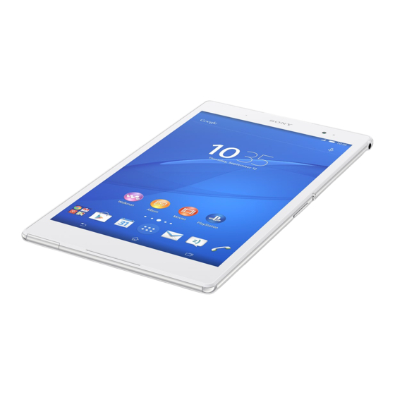 Sony Xperia Z3 SGP641 User Manual