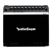 Rockford Fosgate Punch P500-1bd Installation & Operation Manual