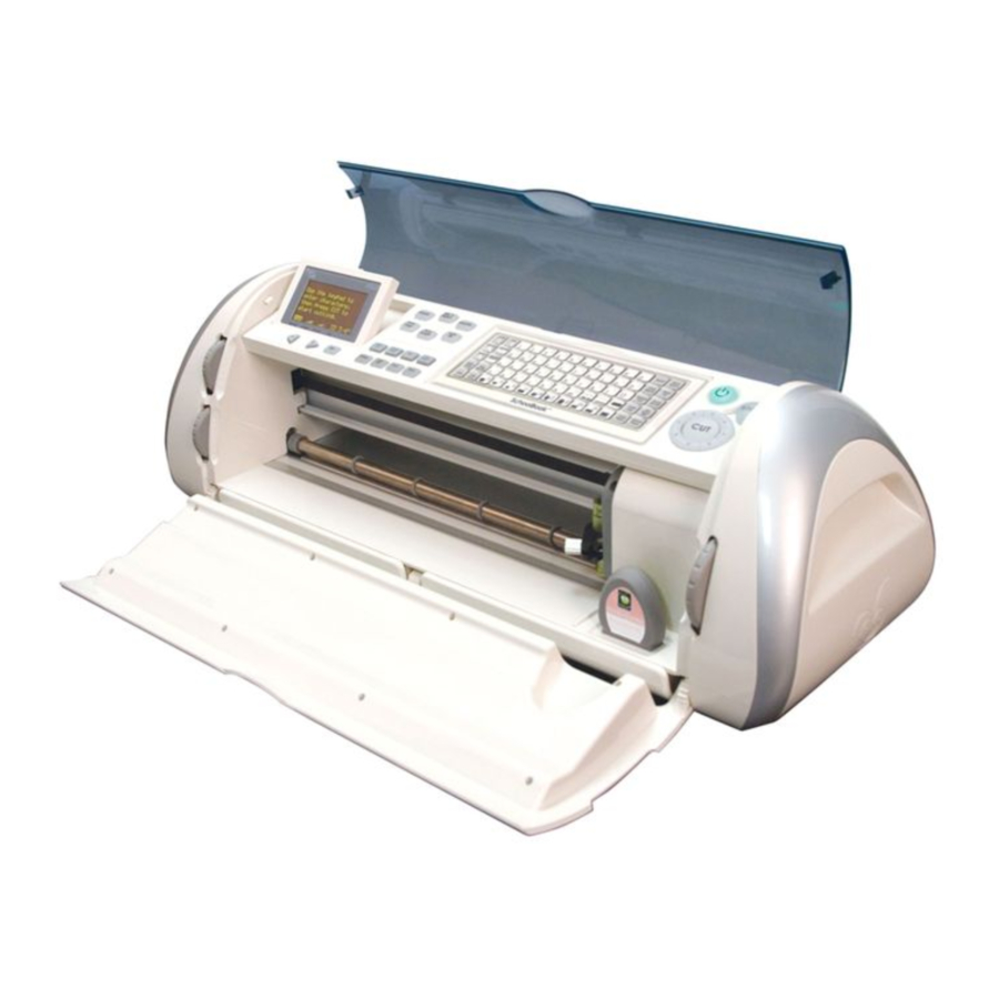 Cricut Provo Craft Expressions - Cutting Machine Manual