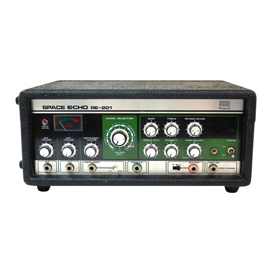 Roland Echo Chamber RE-201 Features & Specifications