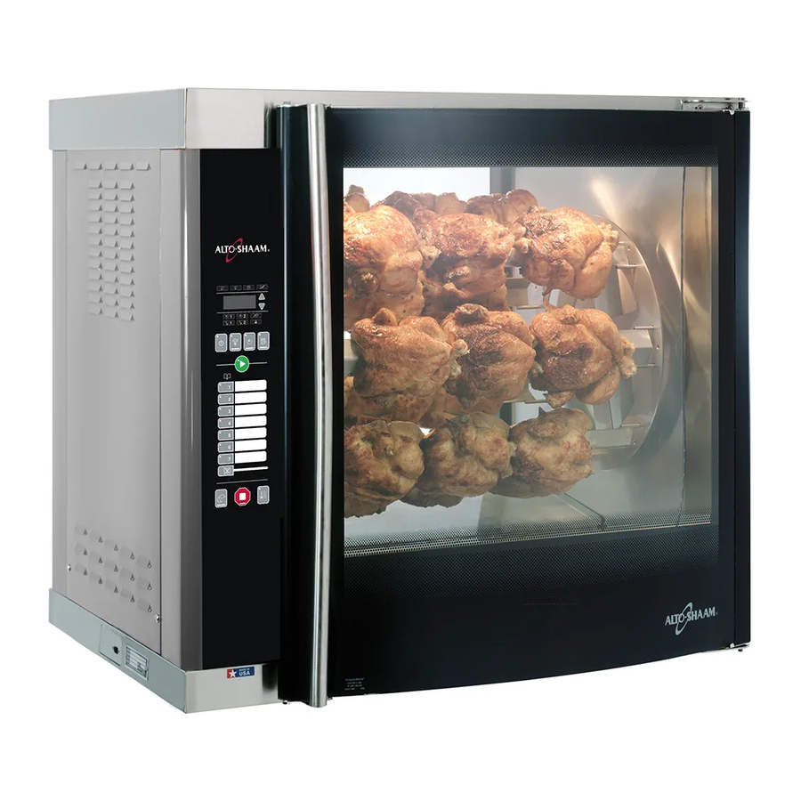 Alto-Shaam AR-7E Installation, Operation And Maintanance Manual