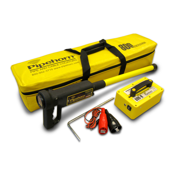 Pipehorn Series 800-H User Manual