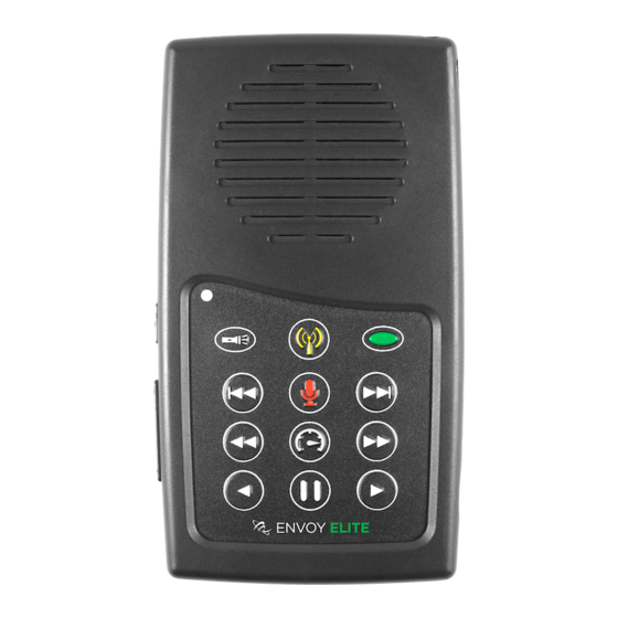 Megavoice Envoy Elite Solar Audio Player Manuals