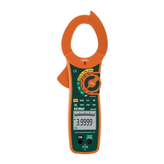 Extech Instruments MA1500 User Manual