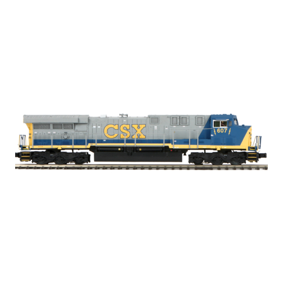 MTHTrains PREMIER AC6000 DIESEL ENGINE Operating Instructions Manual