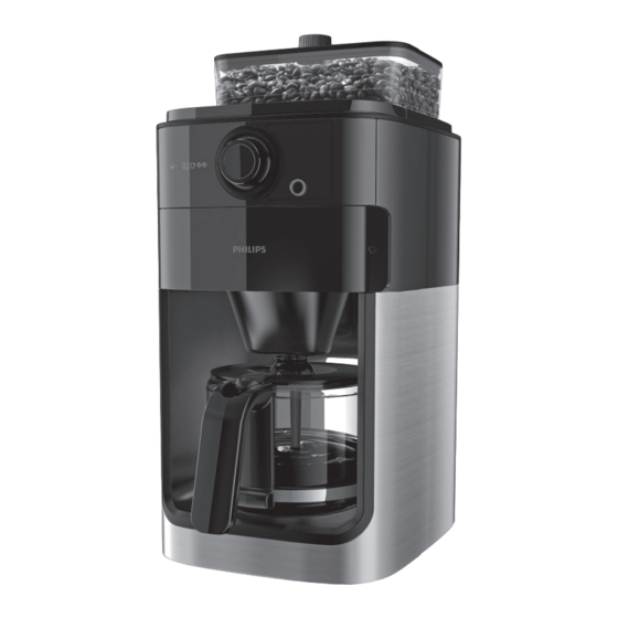 Philips Grind & Brew HD7761/01 Manual