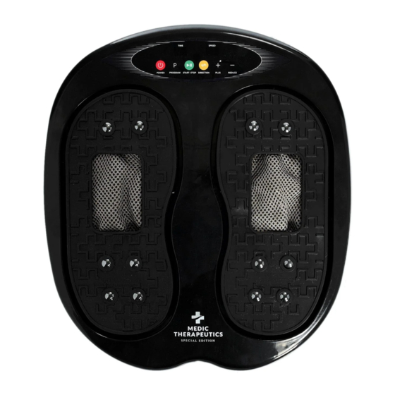 Medic Therapeutics VIBRATING FOOT MASSAGER User Manual