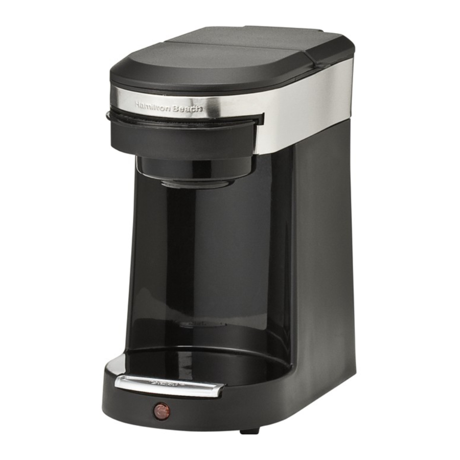 Hamilton Beach 49970 - Coffee Maker Manual