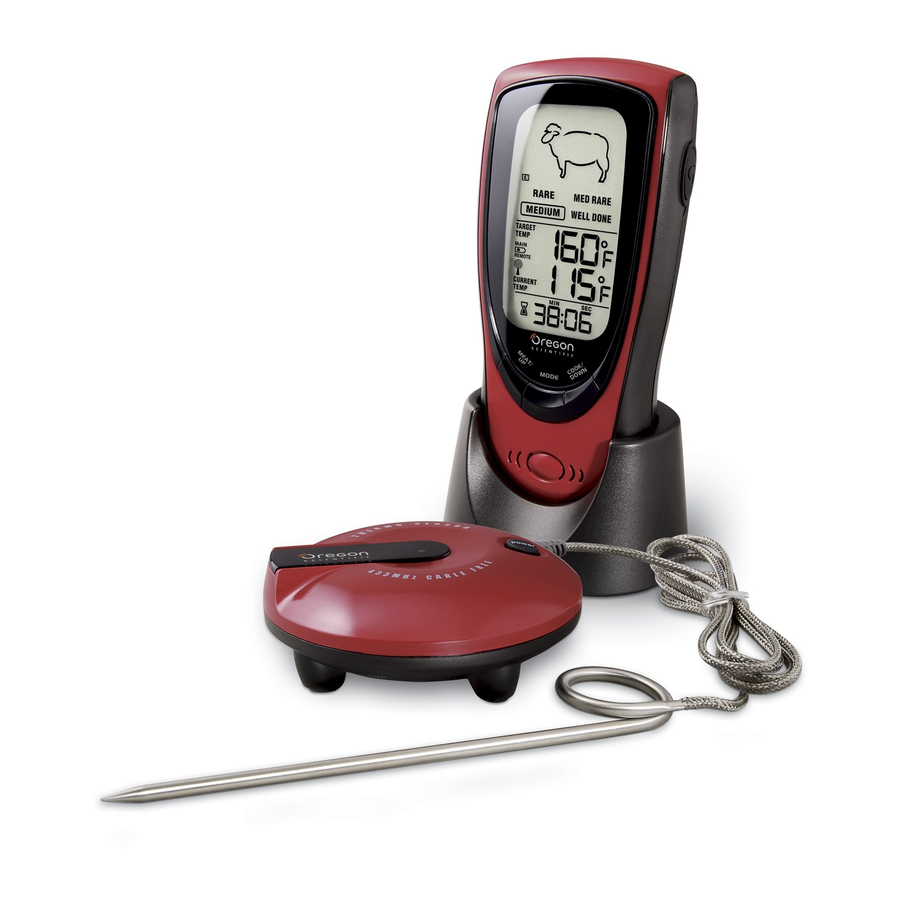 Oregon Scientific AW131 - BBQ/Oven Meat Thermometer Manual