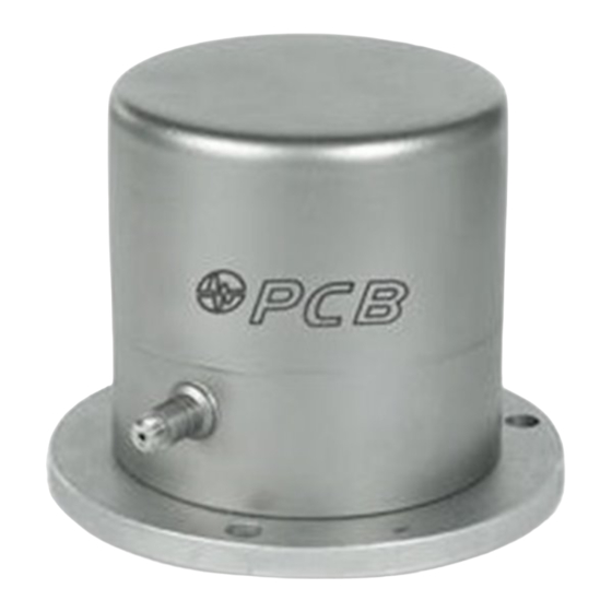 PCB Piezotronics 393C Installation And Operating Manual