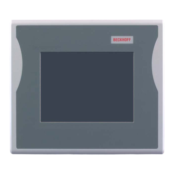 Beckhoff CP7812 0001 Installation And Operating Instructions Manual