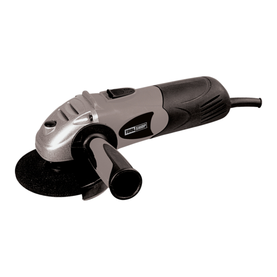 TOOL SHOP 4 1 2 IN. ANGLE GRINDER OPERATOR S MANUAL Pdf Download ManualsLib