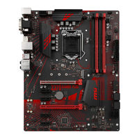 MSI X299 GAMING PRO CARBON Manual