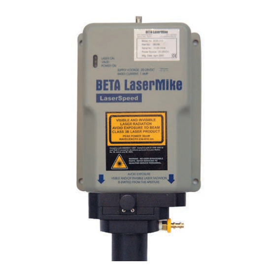 Beta LaserMike EFL Operator's Manual