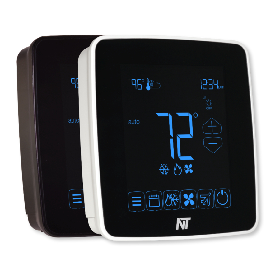 Network Thermostat NetX X Series Installation And Programming Manual