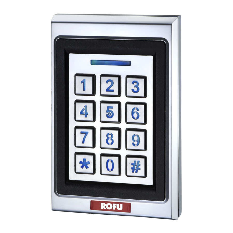 CDVI ROFU BKC-5000B Instructions Manual