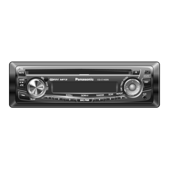 Panasonic CQ-C1415N Service Manual