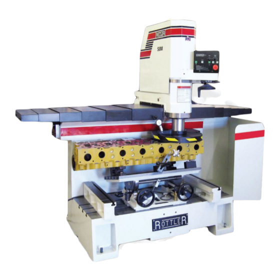 Rottler SM Series Operation And Maintenance Manual