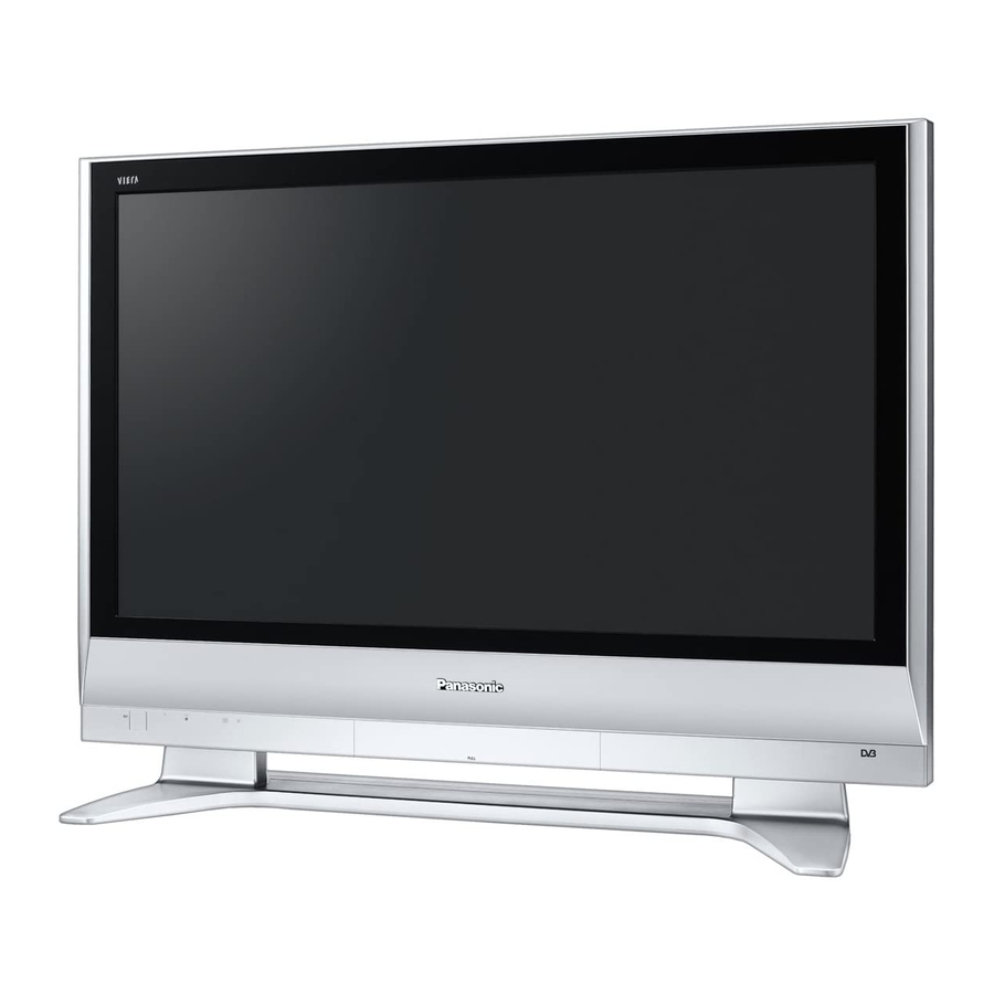 Panasonic TH-42PX60U Operating Instructions Manual