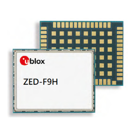 u-blox ZED-F9H Integration Manual